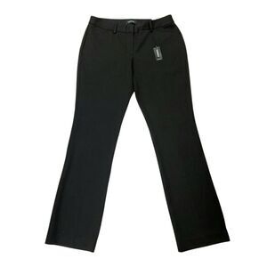 Express Pants Trousers Womens 10 Black Editor Barely Boot Low Rise Career Office
